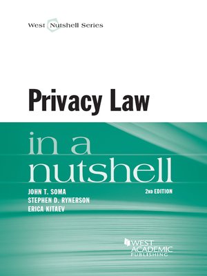 cover image of Privacy Law in a Nutshell